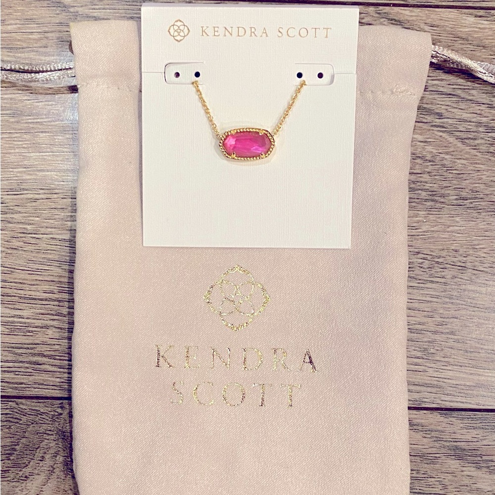 Kendra Scott Elisa Azalea Illusion Necklace Gold Tone